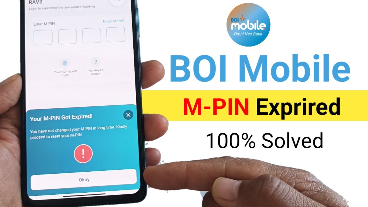 BOI Mobile M-PIN expired | How to reset Login M-PIN BOI Mobile M-PIN expired | How to reset Login M-PIN