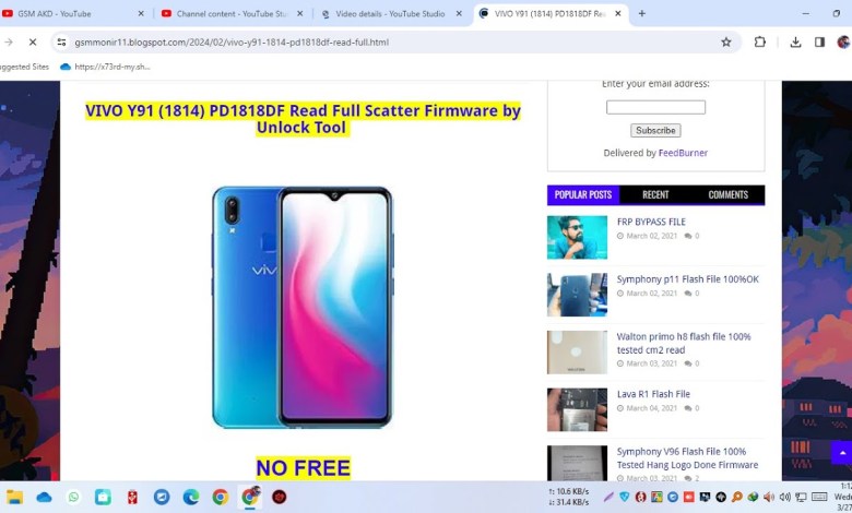 VIVO Y91 (1814) PD1818DF Read Full Scatter Firmware by VIVO Y91 (1814) PD1818DF Read Full Scatter Firmware by