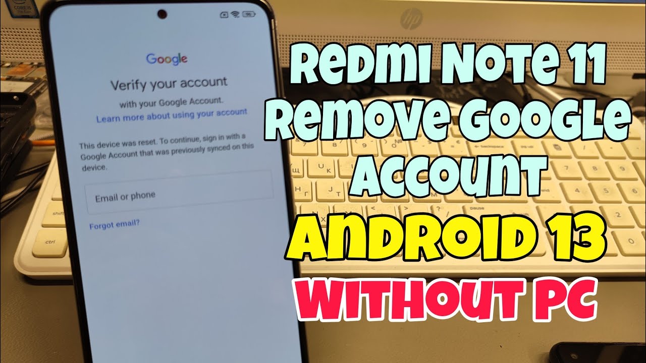 Xiaomi Redmi Note 11, Remove Google Account, Bypass Xiaomi Redmi Note 11, Remove Google Account, Bypass
