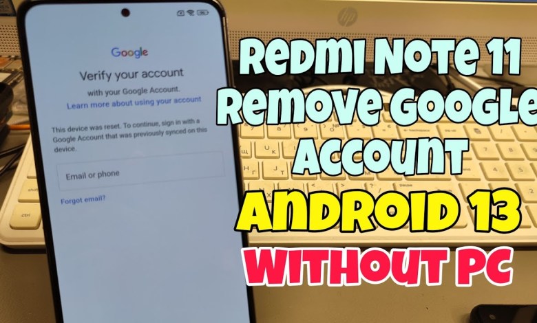 Xiaomi Redmi Note 11, Remove Google Account, Bypass Xiaomi Redmi Note 11, Remove Google Account, Bypass
