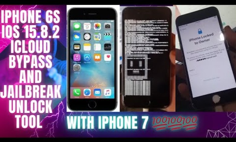 iPhone 6s iOS 15.8.2 iCloud bypass and jailbreak unlock iPhone 6s iOS 15.8.2 iCloud bypass and jailbreak unlock