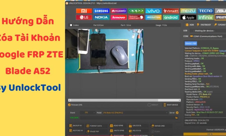 Instructions to Delete Google Account FRP ZTE Blade A52 Instructions to Delete Google Account FRP ZTE Blade A52