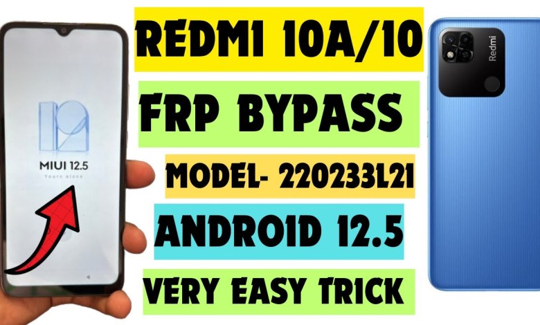Redmi 10A / 10 / 220233L2I FRP BYPASS 2024 Android 12.5 Redmi 10A / 10 / 220233L2I FRP BYPASS 2024 Android 12.5