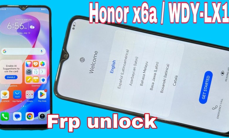 honor wdy lx2 frp bypass / honor x6a frp bypass without honor wdy lx2 frp bypass / honor x6a frp bypass without