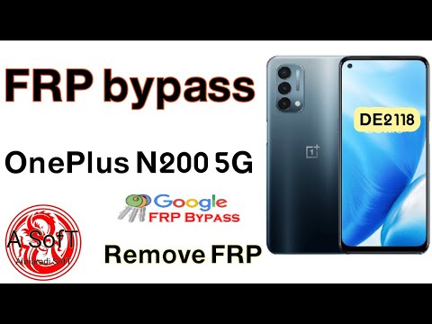 OnePlus Nord N200 5G FRP Bypass Google Account Lock I OnePlus Nord N200 5G FRP Bypass Google Account Lock I
