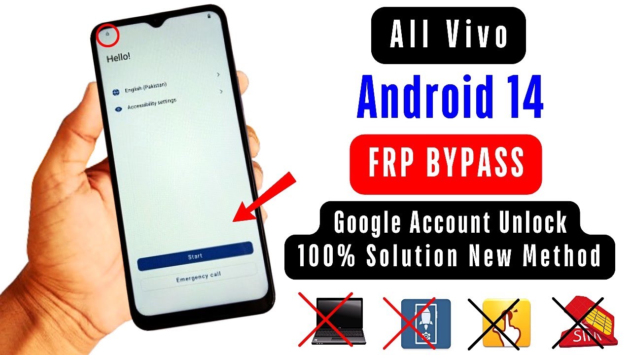 All Vivo Android 14 Frp Unlock/Bypass Without PC 2024 All Vivo Android 14 Frp Unlock/Bypass Without PC 2024