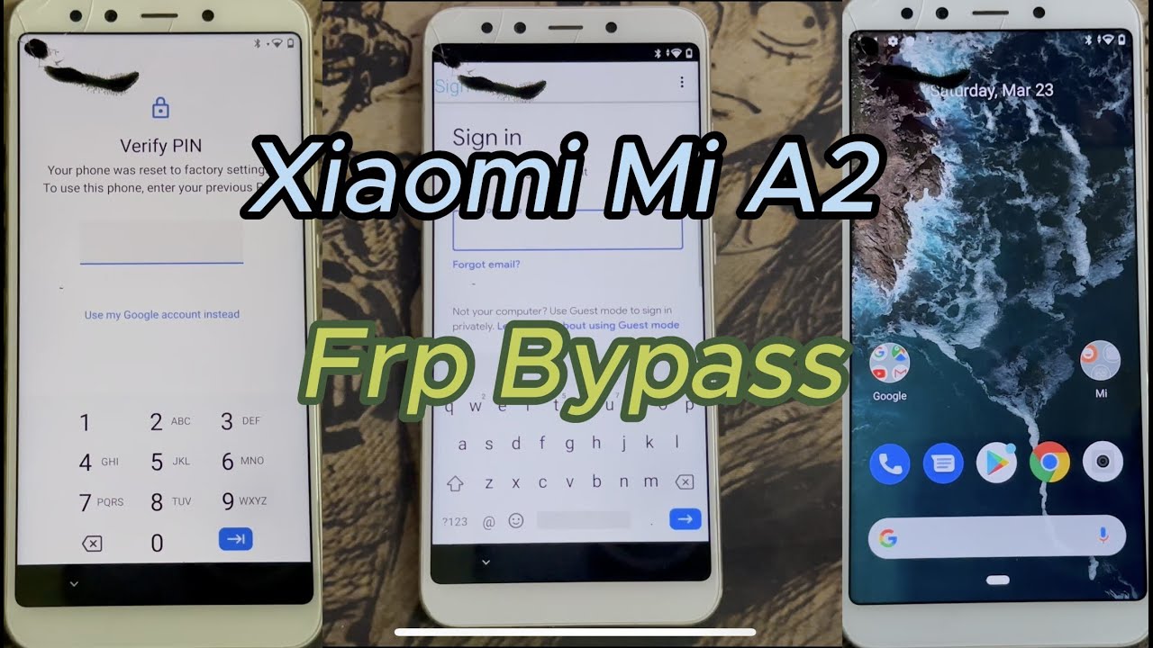 xiaomi mi a2 frp bypass xiaomi mi a2 frp bypass