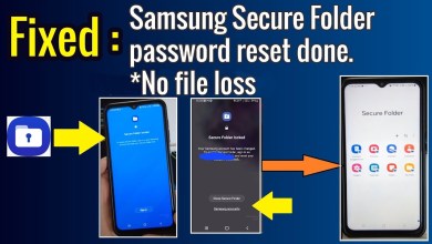 Samsung Secure folder password reset problem Samsung Secure folder password reset problem