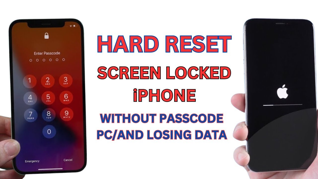 How to hard reset screen locked iPhone without passcode How to hard reset screen locked iPhone without passcode