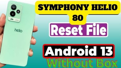 Symphony Helio 80 FRP Reset File & Tool-Without Box Symphony Helio 80 FRP Reset File & Tool-Without Box