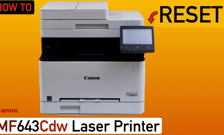 Canon Color ImageCLASS MF643Cdw Reset To Factory Canon Color ImageCLASS MF643Cdw Reset To Factory