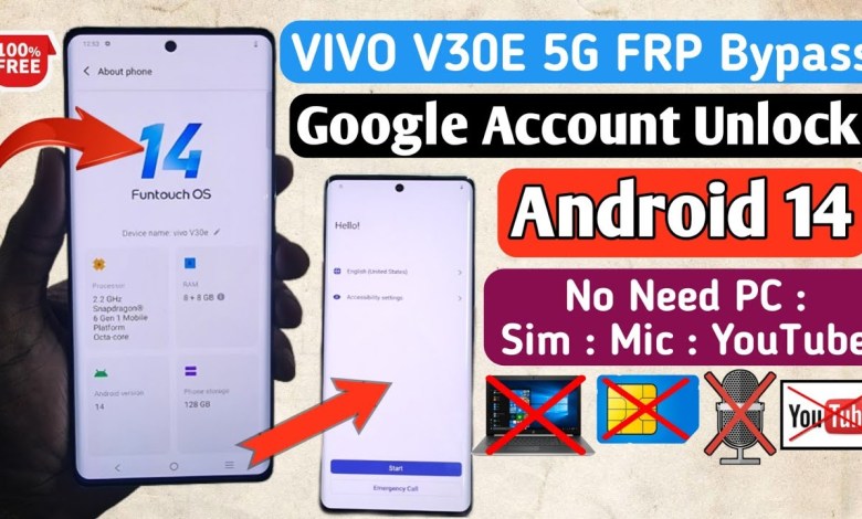 VIVO V30e 5G FRP bypass Android 14 | without pc / 100% VIVO V30e 5G FRP bypass Android 14 | without pc / 100%