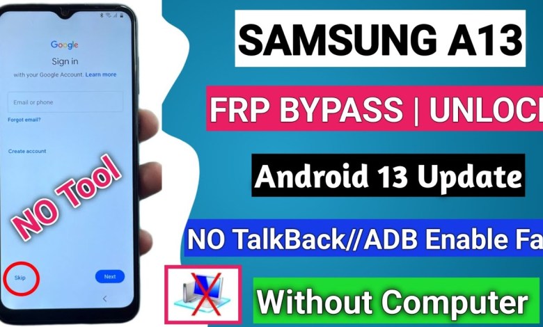 SAMSUNG A13 FRP BYPASS Android 13 | New Method 2024 | SAMSUNG A13 FRP BYPASS Android 13 | New Method 2024 |