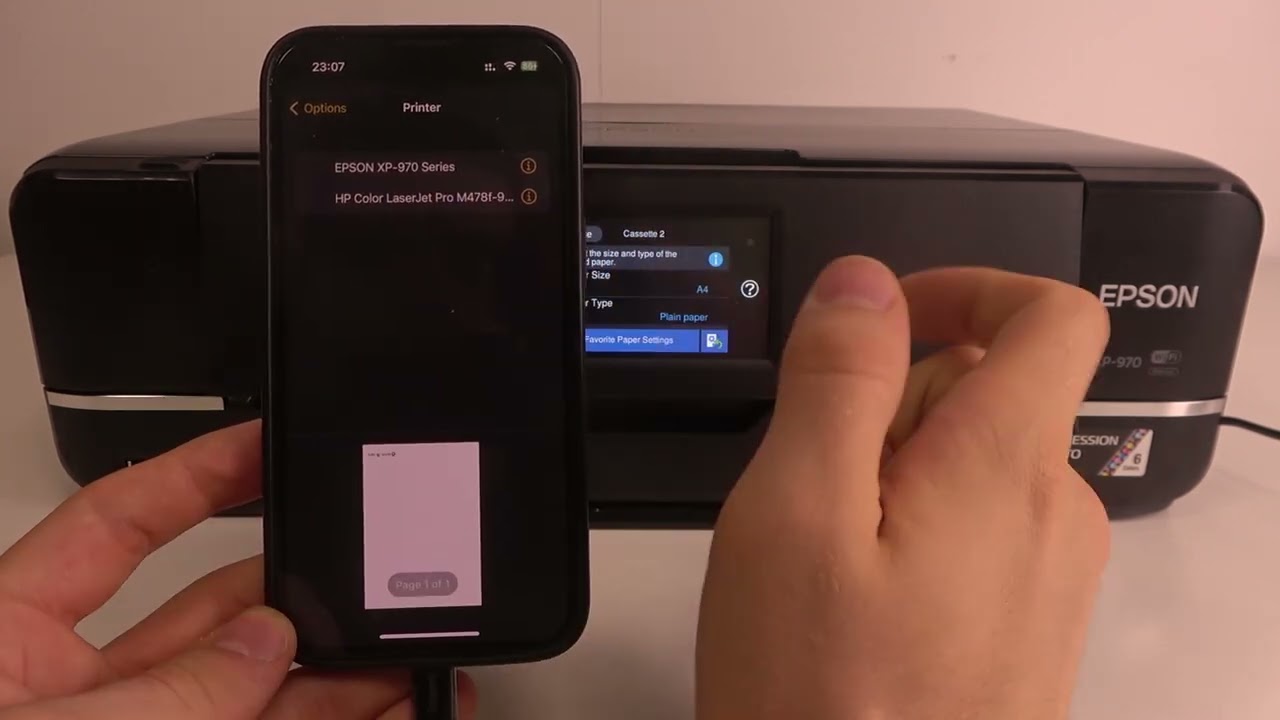 Epson XP-970: How to Print Using iPhone – Wireless Epson XP-970: How to Print Using iPhone – Wireless