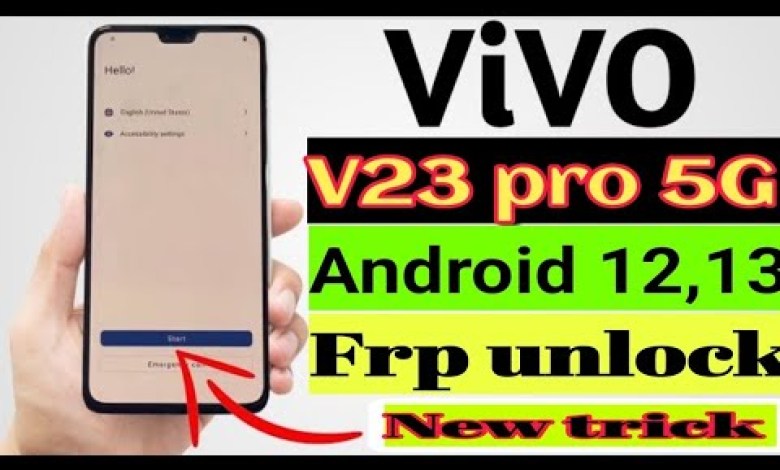 Vivo V23 Pro 5G FRP Bypass Android 12,13| New Trick Vivo V23 Pro 5G FRP Bypass Android 12,13| New Trick