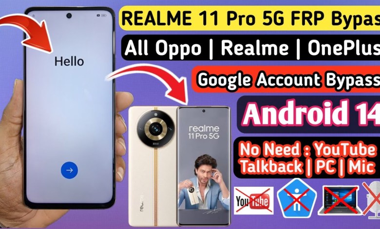 Realme 11 Pro 5G FRP Bypass | Android 14 | Realme Realme 11 Pro 5G FRP Bypass | Android 14 | Realme