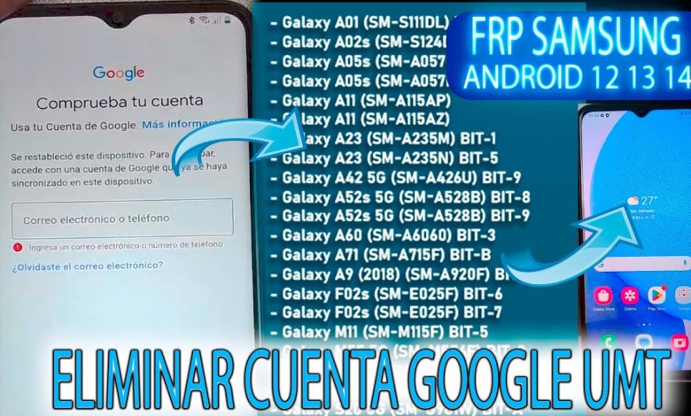 Discover how to bypass FRP on Samsung devices: A01, A02s, A05s, A11, A23, A42, A52, A71 Discover how to bypass FRP on Samsung devices: A01, A02s, A05s, A11, A23, A42, A52, A71