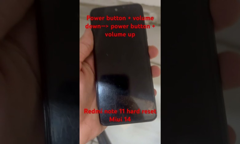 Redmi note 11 hard reset (all redmi phones hard reset) Redmi note 11 hard reset (all redmi phones hard reset)