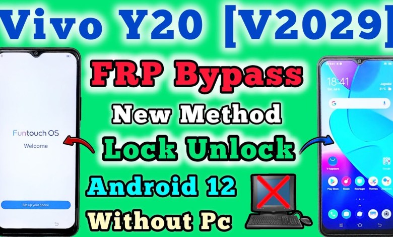Vivo Y20 (V2029) || FRP Bypass || Android 12 || Youtube Vivo Y20 (V2029) || FRP Bypass || Android 12 || Youtube