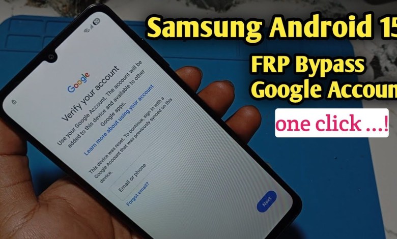 Unlocking Secrets: The Complete Guide to Bypassing Samsung FRP on Android 15 with One UI 7! Unlocking Secrets: The Complete Guide to Bypassing Samsung FRP on Android 15 with One UI 7!