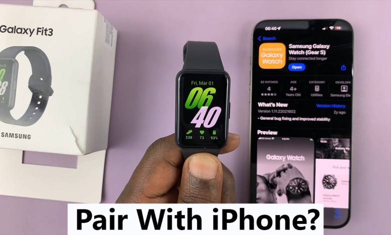 Can You Pair Samsung Galaxy Fit 3 To iPhone? Can You Pair Samsung Galaxy Fit 3 To iPhone?