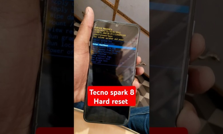 How to Perform a Hard Reset, Remove Screen Lock, and Bypass Frp on Tecno Spark 8 How to Perform a Hard Reset, Remove Screen Lock, and Bypass Frp on Tecno Spark 8