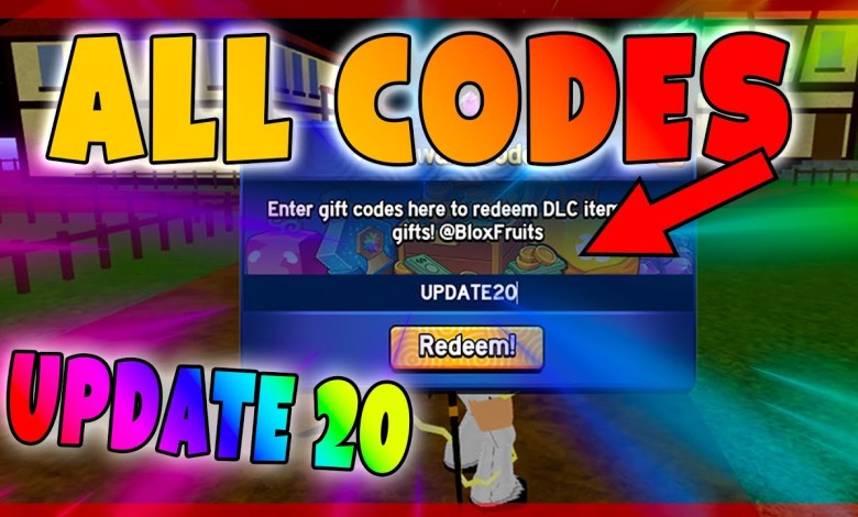 ALL *UPDATE 20* WORKING CODES FOR BLOX FRUITS (Blox ALL *UPDATE 20* WORKING CODES FOR BLOX FRUITS (Blox