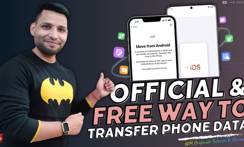 How to Transfer Data from Android to iPhone for FREE How to Transfer Data from Android to iPhone for FREE