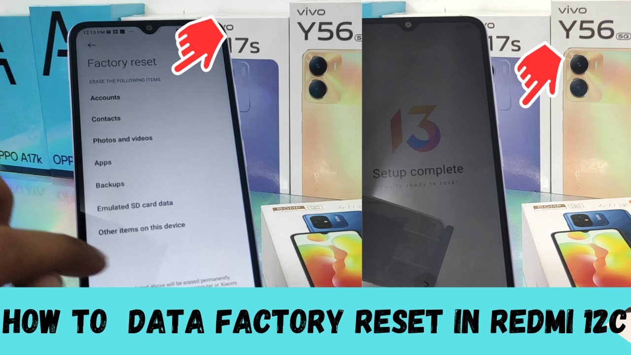 How to data factory reset in REDMI 12C| Factory reset How to data factory reset in REDMI 12C| Factory reset