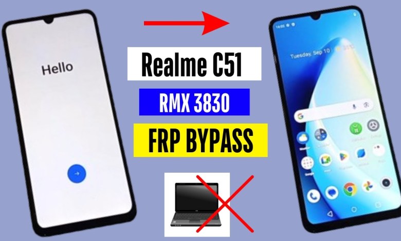 Realme C51 Frp Bypass Android 13 | Realme RMX3830 Gmail Realme C51 Frp Bypass Android 13 | Realme RMX3830 Gmail