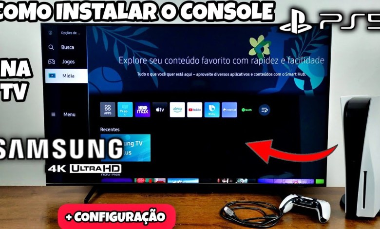 HOW TO INSTALL PS5 ON SAMSUNG 4K + TV HOW TO INSTALL PS5 ON SAMSUNG 4K + TV