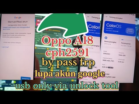 by pass frp oppo A18 cph2591 lupa akun google New by pass frp oppo A18 cph2591 lupa akun google New