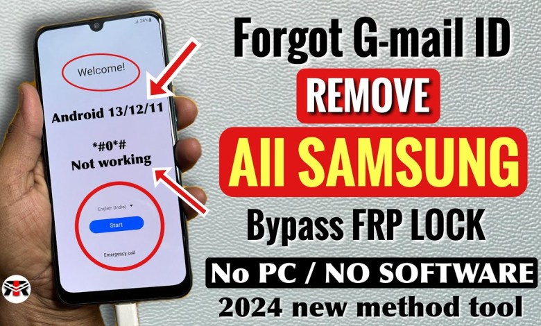 Samsung FRP Bypass 2024Android 13-14 New Security Samsung FRP Bypass 2024Android 13-14 New Security