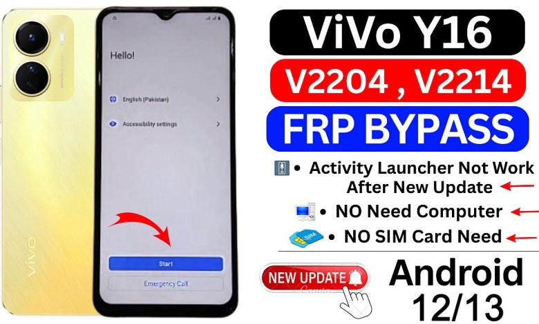 Unlocking Secrets: The 2025 Vivo Y16 FRP Bypass with the Latest Activity Launcher Update! Unlocking Secrets: The 2025 Vivo Y16 FRP Bypass with the Latest Activity Launcher Update!