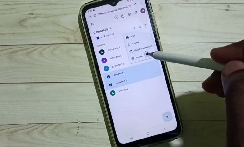 Samsung Galaxy M14 5G | How to Delete Contacts Samsung Galaxy M14 5G | How to Delete Contacts