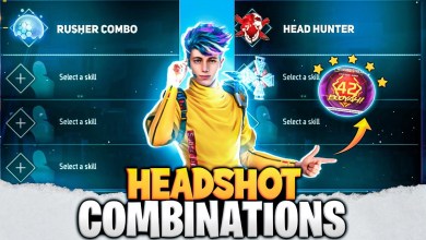 BEST CHARACTER COMBINATION FOR HEADSHOT | RUSHER | BR BEST CHARACTER COMBINATION FOR HEADSHOT | RUSHER | BR