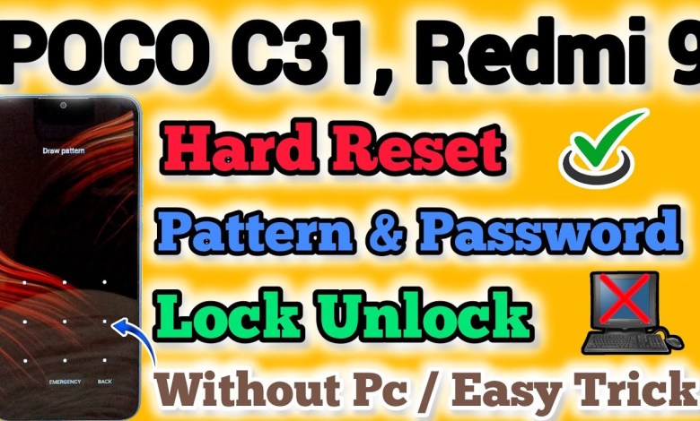 POCO C51, Redmi A2 Hard Reset || Password Lock Unlock POCO C51, Redmi A2 Hard Reset || Password Lock Unlock