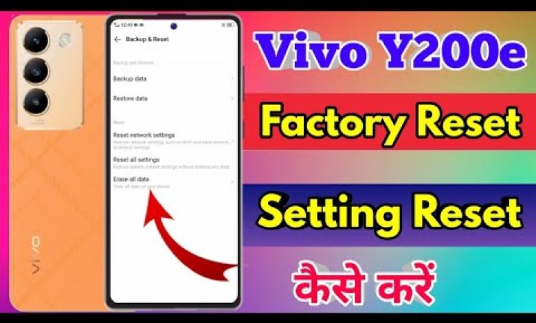 how to reset vivo y200e | vivo y200e reset kaise kare how to reset vivo y200e | vivo y200e reset kaise kare