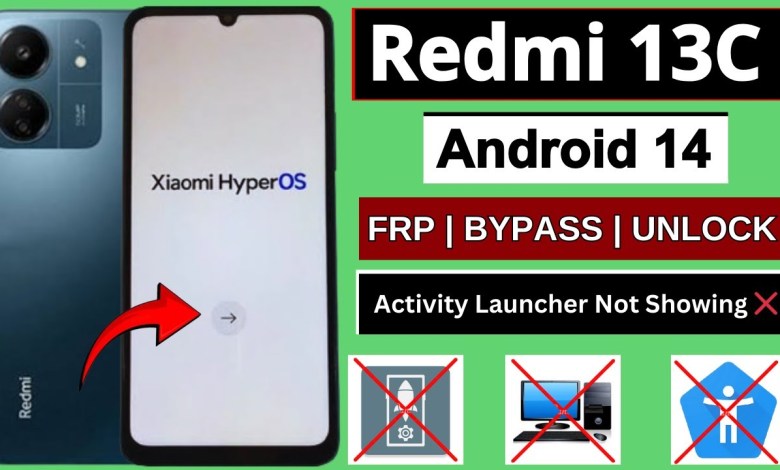Redmi 13C HyperOs Frp Bypass Android 14 Without PC | Redmi 13C HyperOs Frp Bypass Android 14 Without PC |