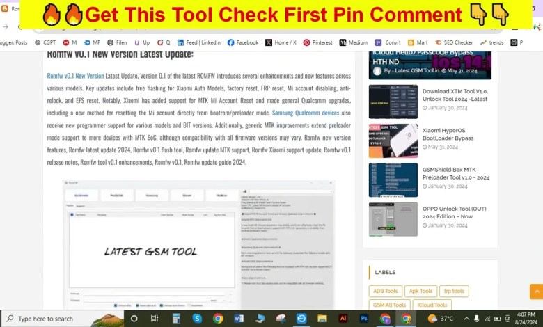 Romfw v0.1 New Version Latest Update | Big Update RomFw Romfw v0.1 New Version Latest Update | Big Update RomFw