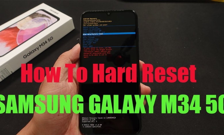How To Hard Reset Samsung Galaxy M34 5G How To Hard Reset Samsung Galaxy M34 5G