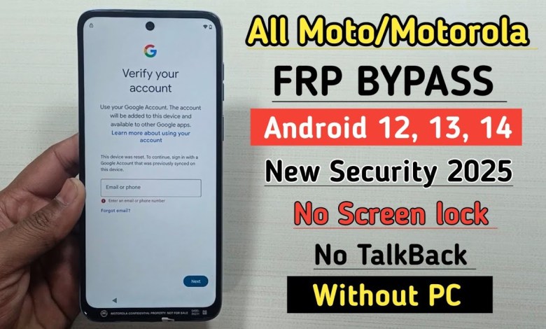 Discover the Latest Moto/Motorola FRP Bypass Methods for Android 12/13/14 Discover the Latest Moto/Motorola FRP Bypass Methods for Android 12/13/14
