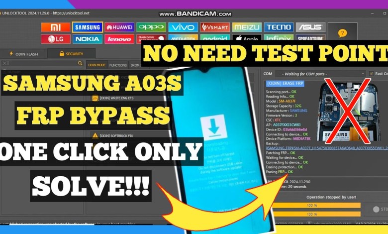 Unlock Your Samsung A03S/A037F with Ease – FRP Bypass Using UnlockTool! Unlock Your Samsung A03S/A037F with Ease – FRP Bypass Using UnlockTool!