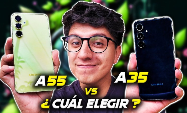 Samsung Galaxy A35 vs Galaxy A55: Diferencias, Samsung Galaxy A35 vs Galaxy A55: Diferencias,