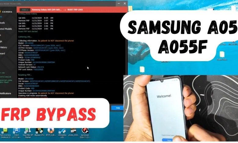 Uncover the Secrets of Samsung A05 A055F FRP Bypass with Chimera Tools Uncover the Secrets of Samsung A05 A055F FRP Bypass with Chimera Tools