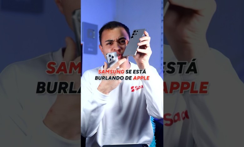 Samsung se burla de Apple por su comercial. Samsung se burla de Apple por su comercial.