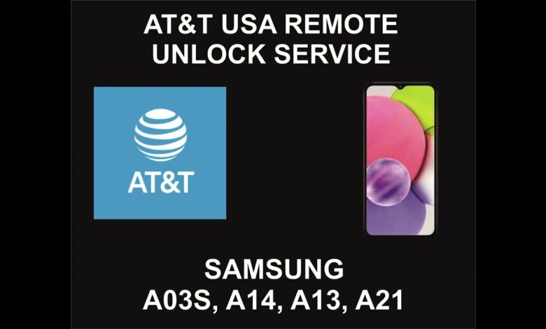 AT&T USA Samsung Unlock Service, A03S, A14, A13, A21 AT&T USA Samsung Unlock Service, A03S, A14, A13, A21