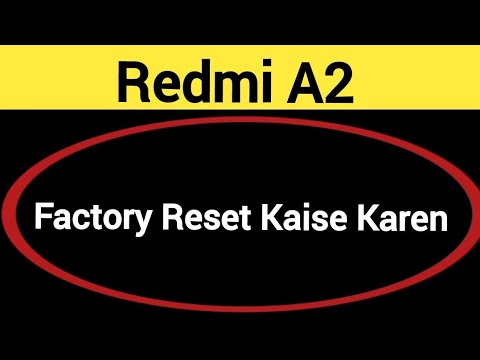 How to erase all data without frp lock, Redmi A2 me How to erase all data without frp lock, Redmi A2 me