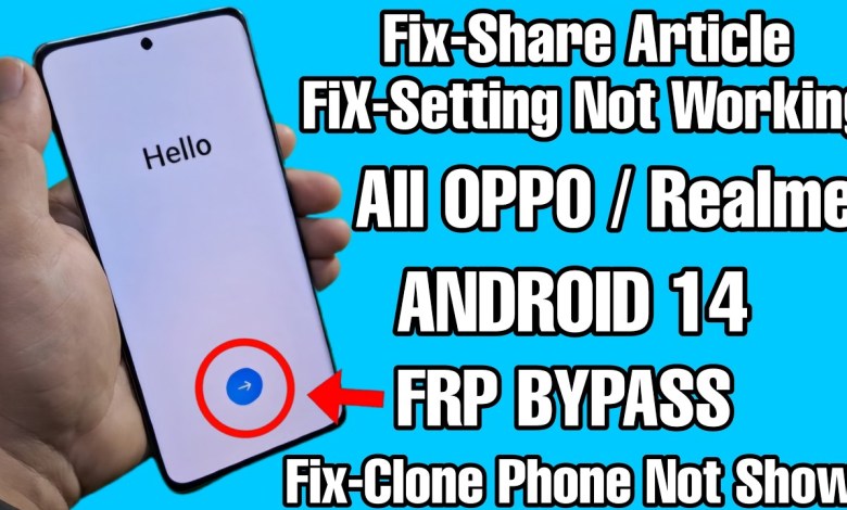 Discover the Latest OPPO Android 14 FRP Bypass Technique – Don’t Miss Out on This Article! Discover the Latest OPPO Android 14 FRP Bypass Technique – Don’t Miss Out on This Article!