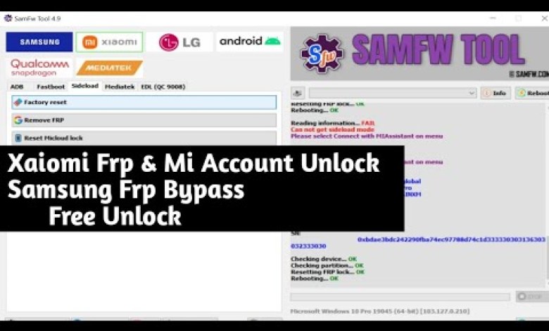 Xiaomi Frp Bypass & Mi Account Unlock Free Samsung Xiaomi Frp Bypass & Mi Account Unlock Free Samsung
